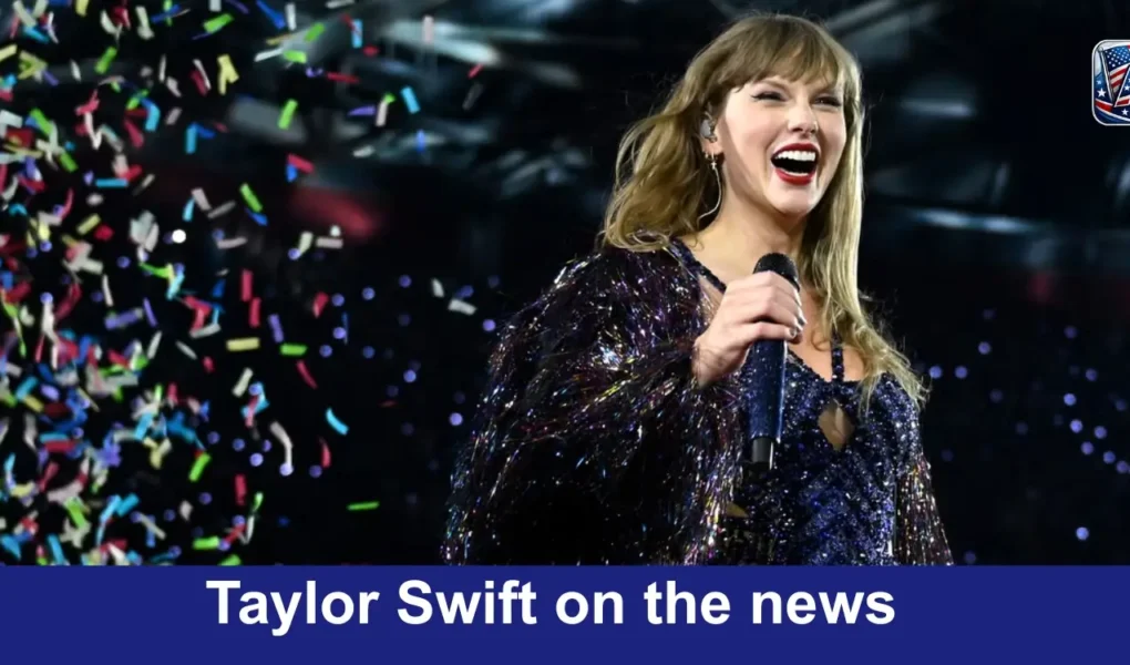Taylor Swift on the news