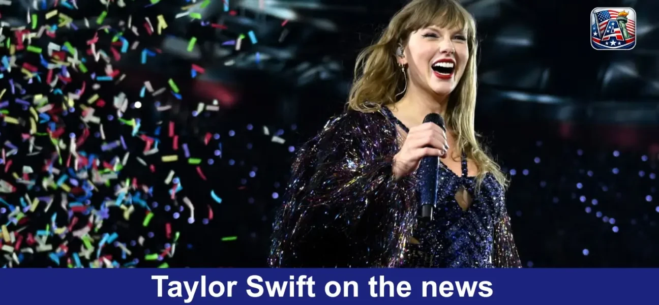 Taylor Swift on the news