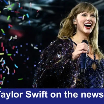 Taylor Swift on the news