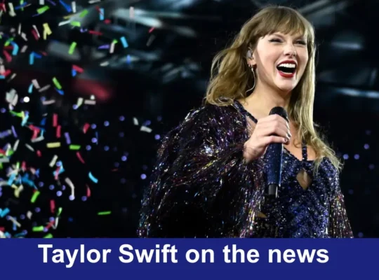 Taylor Swift on the news
