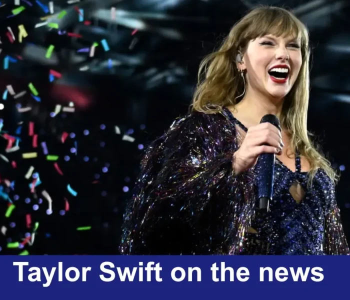 Taylor Swift on the news