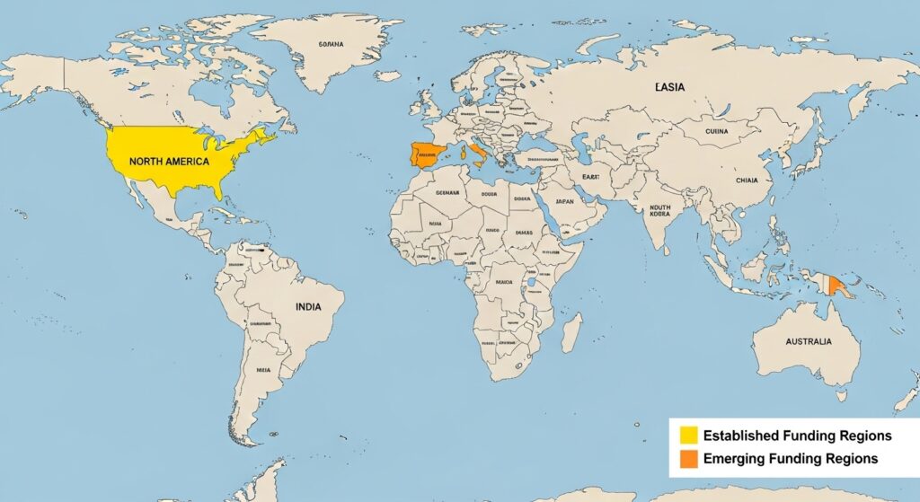 global edtech investment regions