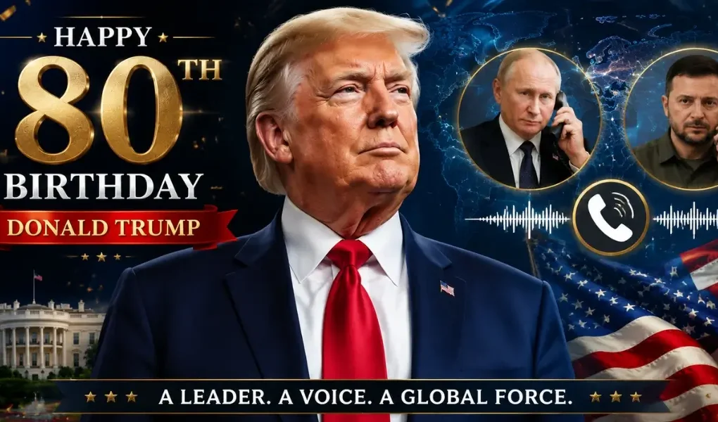 Trump birthday 80th political call with leaders